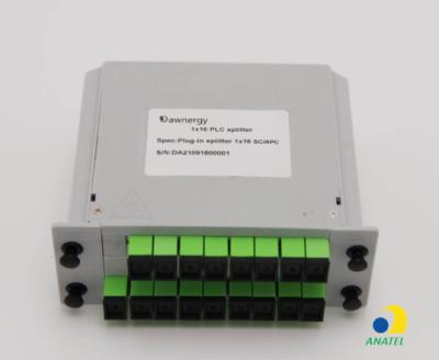 1xN Plug-in Type Fiber Optical PLC Splitter