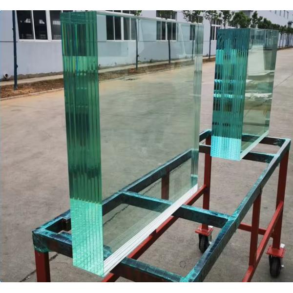 12mm 16mm Frosted Anti slip Tempered Laminated Glass for Stairs