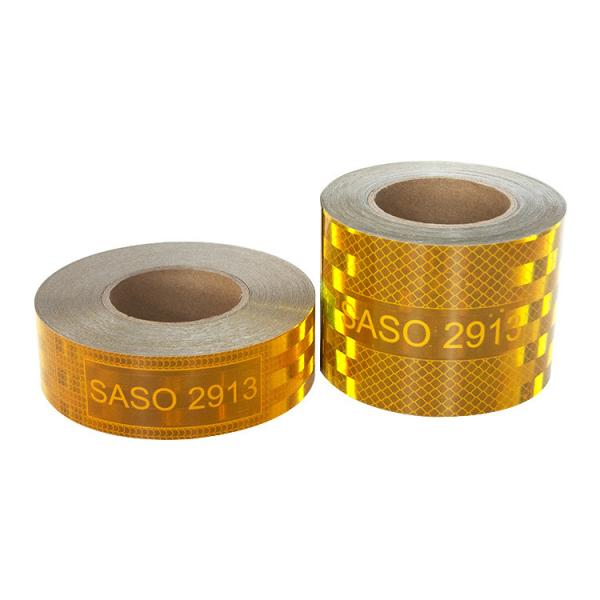 Металлизированный радий SASO 2913 отражающая лента наклейки на заказ для предупреждения