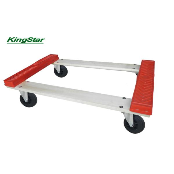1000lbs Load Capacity Heavy Duty Furniture Dolly With Rubber Caps / Hardwood Movers Dolly