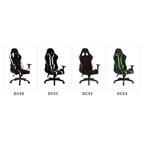 Seat Height 54cm Adjustable Armrest Racing LED Light RGB Gaming Chair with Custom Logo