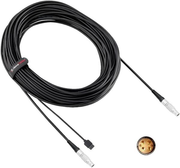 Los cables de Alvin Ronin 2 pueden controlar el cable de bus para DJI Ronin 2 Gimbal, Ronin 2 control remoto, Force Pro, ruedas maestras 30m de altura 98.4 pies