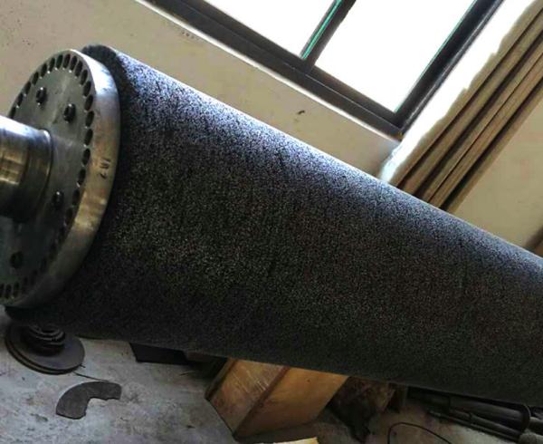 Crimped Industrial Cleaning Brush Roller Industrial Spiral Coil Roller Brush Steel Wire Roller Polishing Brush