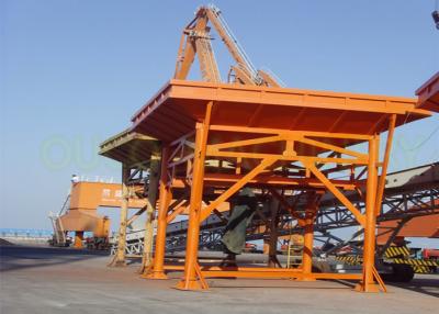 Fixed Eco Hopper Large Open Area , Dust Free Port Unloading Hopper Tailor Made