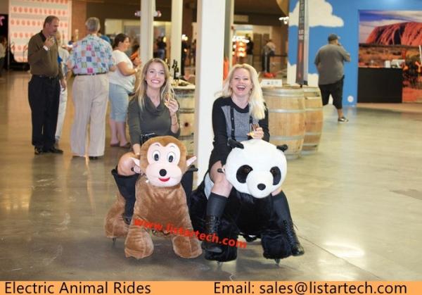 Big Motorized Stuffed Animals to Kids and Adults in Mall for Rental Commercial