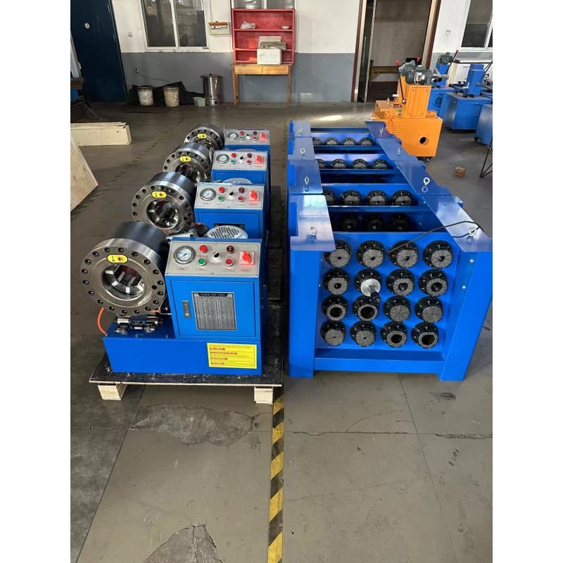 MS-51KH Heavy-Duty Hydraulic Hose Crimping Machine with 500T Crimping Force and 2 Inch Capacity Featuring Quick-Change Die System
