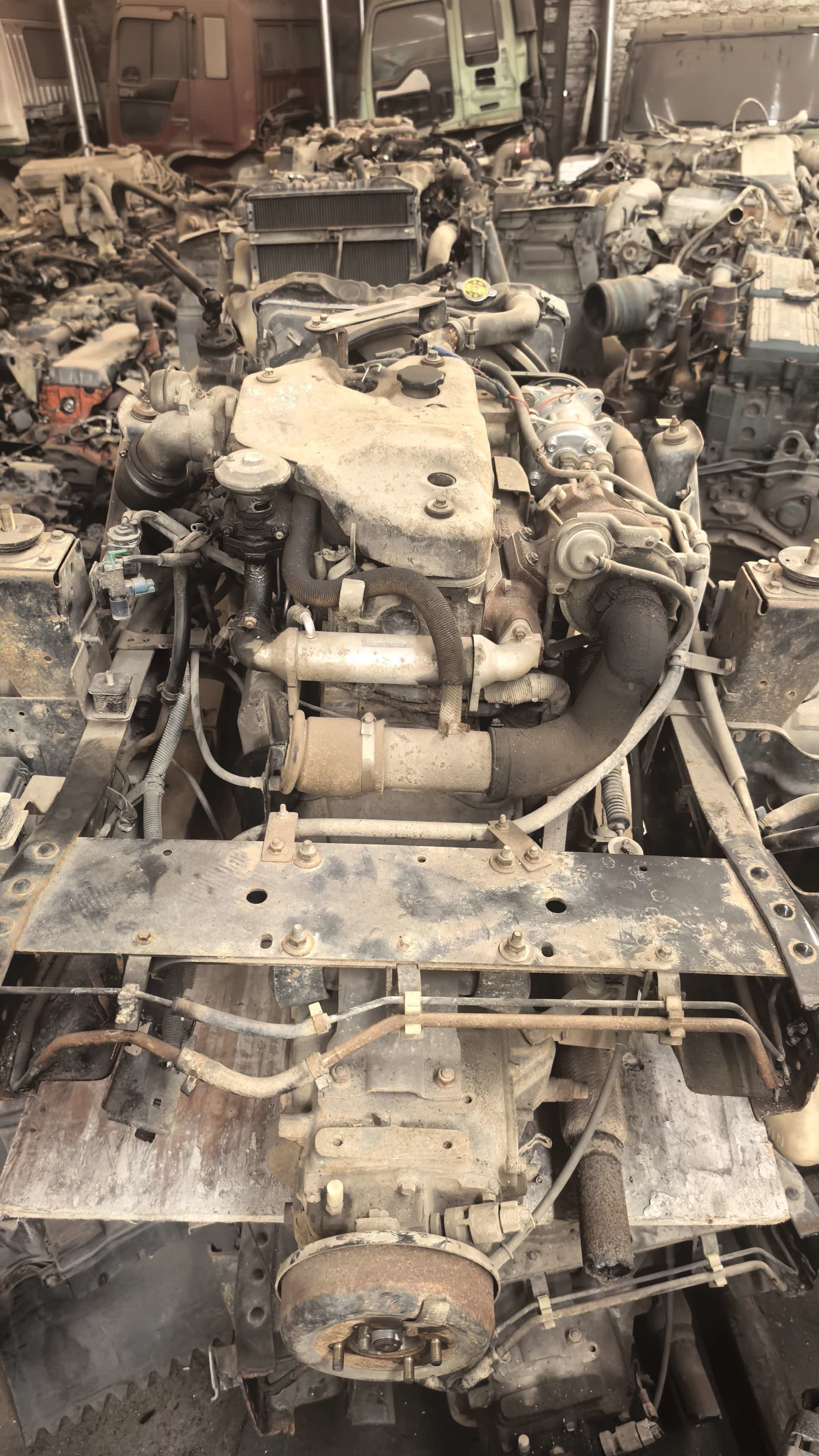 Used Genuine Isuzu 600P 4KH1 Complete Diesel Engine Assembly
