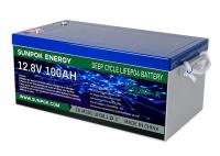 Bateria de lítio profunda do ciclo de Bms 12V 200ah recarregável para o rv e o fuzileiro naval