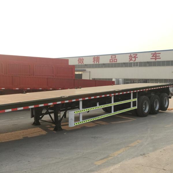 40 Ton Used Flatbed Semi Trailer For 40 Foot Shipping Container