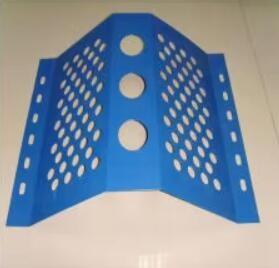 Réseau antipoussière à pic unique bleu de 2 mètres de long pour utilisation dans les ports