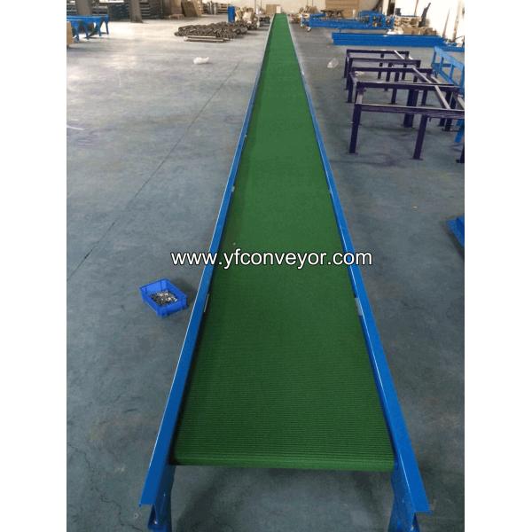 2m Wide Widening White Belt Conveyor for Solar Panels