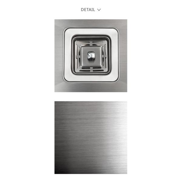31 Inch Stainless Steel Kitchen Sink Glass Rinser Cup Washer