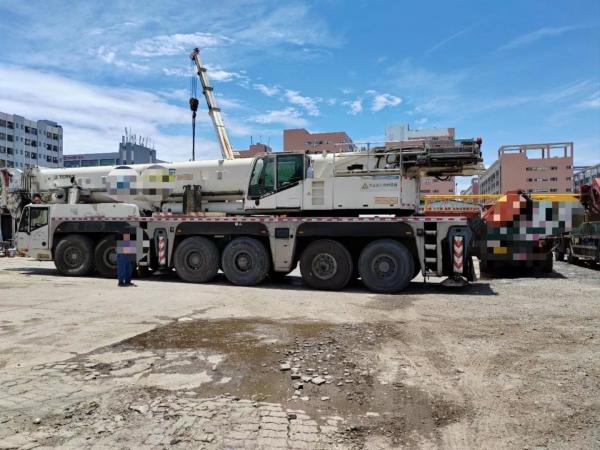 2012 Vente Terex 350 tonnes grue de camion avec cinq bras grue Jib et Benz double système de moteur