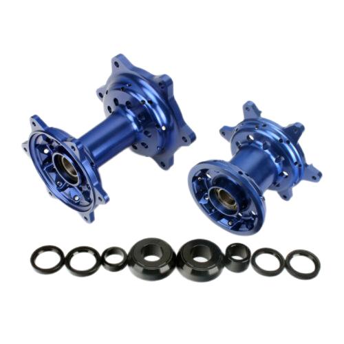 Custom Blue Motorcycle Wheel Hubs and Perfect for YZF250F 450F WR250F 450F YZ250 03-22