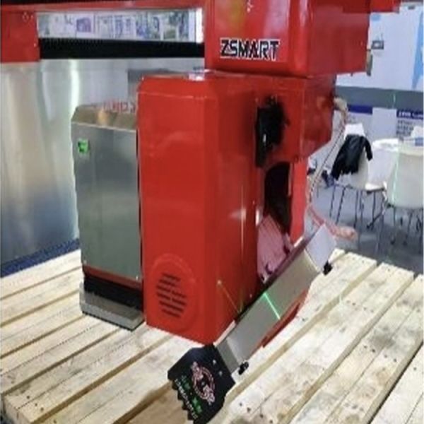 5 Axis 15 kW Bridge Cutting Machine for Granite Customizable CNC with Motor Max Cutting Length 1200mm