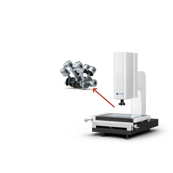 Semi-Automatic Optical Vision Measuring Machine with Programmable LED Illumination