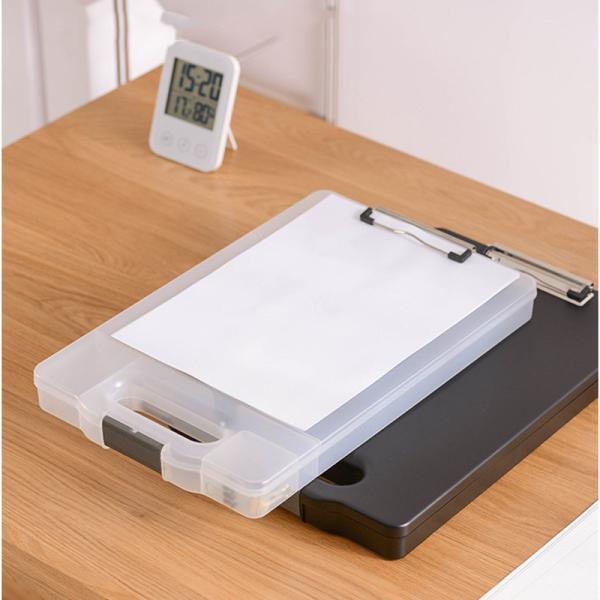 Eco-friendly A4 Plastic Foldable Clipboard Storage Nursing Clipboard Document Case