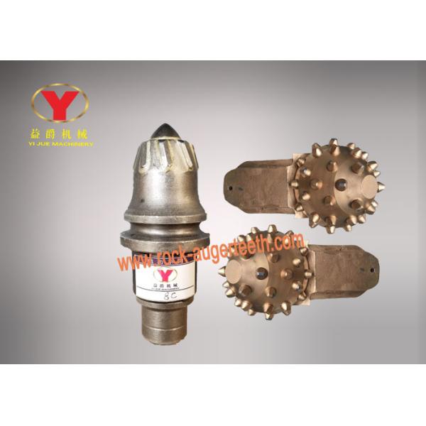 Easy Installation Carbide Auger Teeth Rotary Drilling Tools TUV Approved
