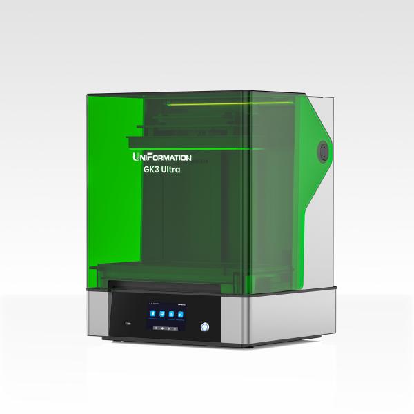 UniFormation GK3 Ultra LCD Printer0.3'' LCD Photocuring Resin 3d Model Making Printer with Build-in Heating System & Odor Filter