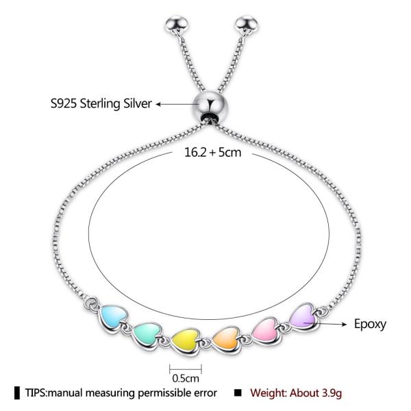 браслет слайдера шарика браслетов 5A CZ слайдера 0.14oz 8.3in стерлинговый серебряный серебряный