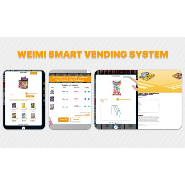 WEIMI Pokémon Card Vending Machine — Smart, High-Capacity, Remote-Managed, Profitable Retail Solution