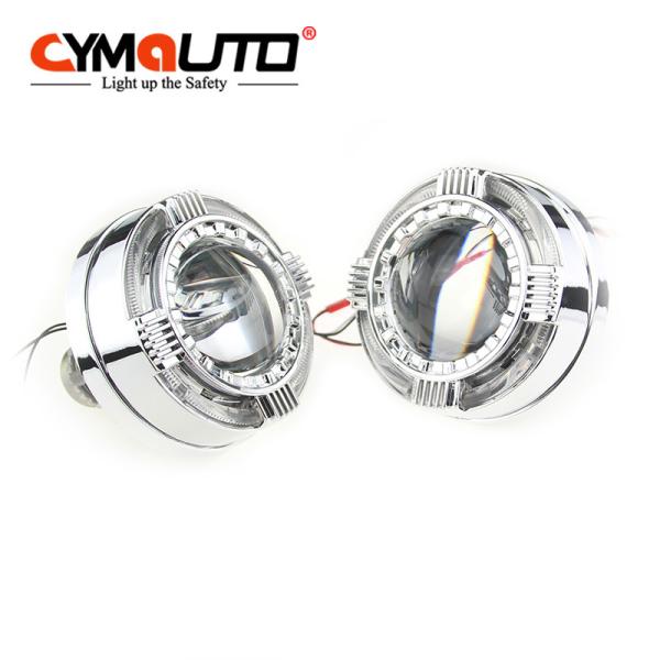 O projetor de cristal do diodo emissor de luz encobre o halo Ring Cover da luz do carro de 3 polegadas