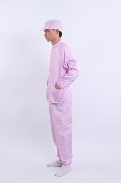 Anti Static Stand Collar Uniform Set Perfect For Electronics And Pharma Professionals In Controlled Workspaces