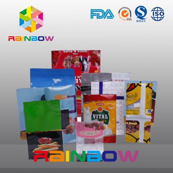 Полиэтиленовый пакет алюминиевой фольги, мешок уплотнения плоского дна 8 для легкой закускы/франчуза жарит