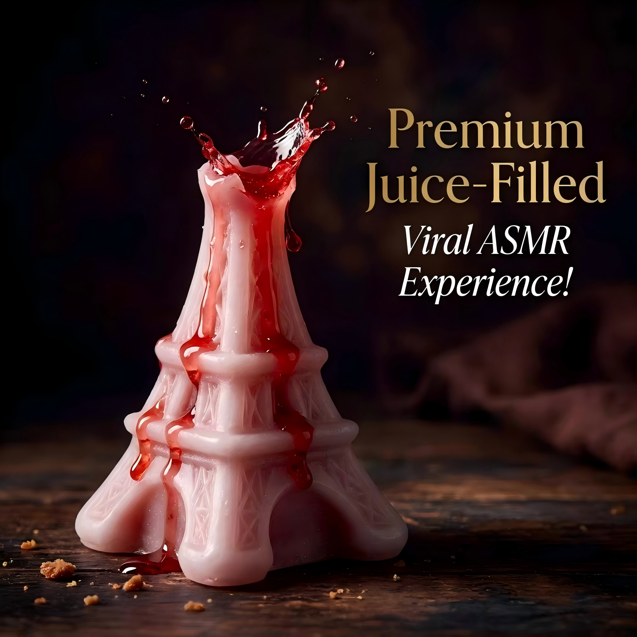 Eiffel Tower Shape Wax Bottle Candy Liquid Filled Fruit Syrup Sweets Novelty 3D