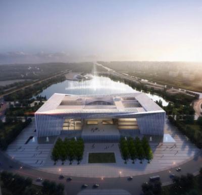 Professional High Rigidity Steel Structure Shopping Mall Snow Resistant