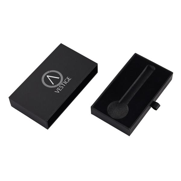 Sleek Design Black Watch Box Gift Packaging Gift Drawer Box With Custom Logo
