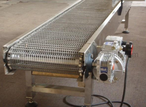                  Food Grade Modular Belt Conveyor System for The Material of Moist Seafood Meat Material             