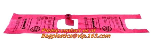 Kitchen Handle-Tie Trash Bags,Recyclable Plastic Shopping Bags with Flat Bottoms,Reusable Grocery Shopping Bags, bagease