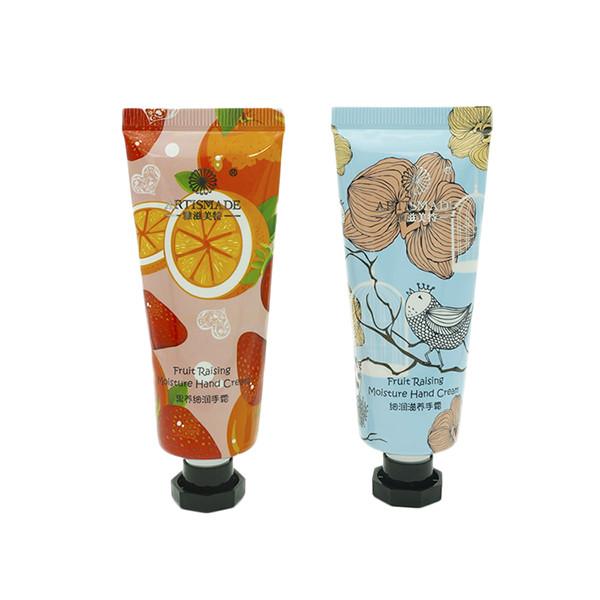 30mm Dia Laminated Plastic Tubes Empty Hand Cream Tubes With Octagonal Cap