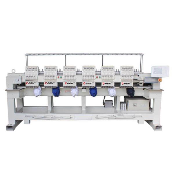 12 Head Computerized Embroidery Machine Design with Automatic Color Change and Trimmer
