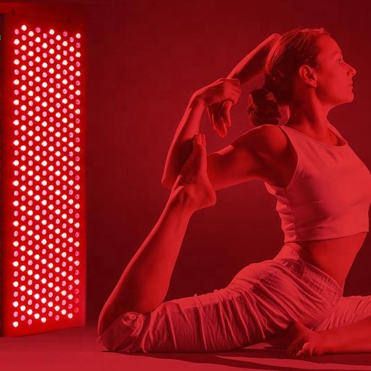 Dispositivo de painel de terapia de luz LED vermelha de corpo inteiro 1500W 660 850nm para cuidados com a pele