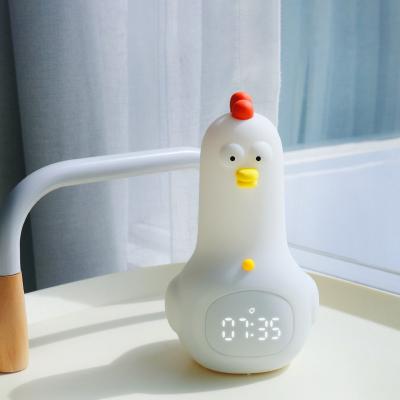 Little Kid Smart Wake Trainer Bedside Nite Light White Noise Alarm Clock Radio Soothing