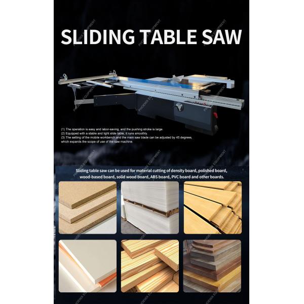 Furniture MJ6132 Saw Machine with 45 Degree Tilting Table and Circular Sliding Panel