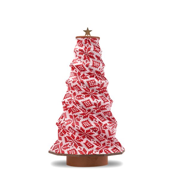 Decorative Tree Christmas Paper Lamp Rechargeable Handmade ODM