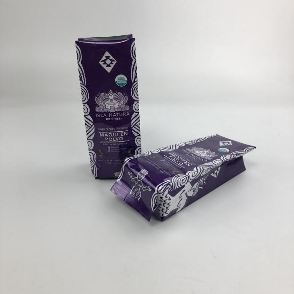 Sacos de empacotamento do reforço lateral lustroso do filme 250g 1kg 16oz VMPET