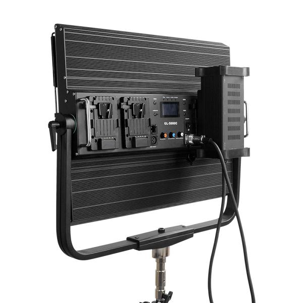 GL-5000C 500W Daylight Dimmable RGB LED Studio Lights Alumilum Bright Film Light