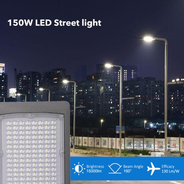 IP65 Outdoor LED Street Light 50W 100W 150W 200W High Lumen Output