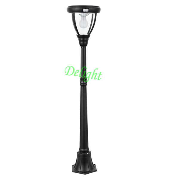 Infrared Induction Solar Light Pole for garden (DL-MSG15B)