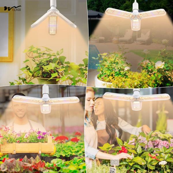 240 voltios Voltado 150W Luz de luz LED para el crecimiento de plantas Bulbo de luz de espectro completo para plantas de interior