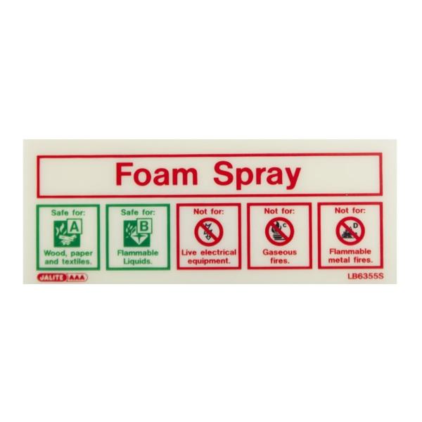 Signe de Co2 d'extincteur photoluminescent imperméable de symboles d'équipement de lutte contre l'incendie