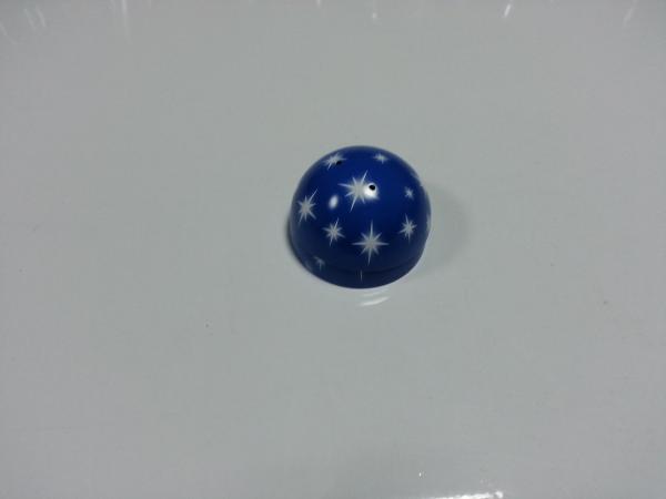 Lata dada forma das latas de lata do metal mini bola azul para a Páscoa, muito popular em países ocidentais