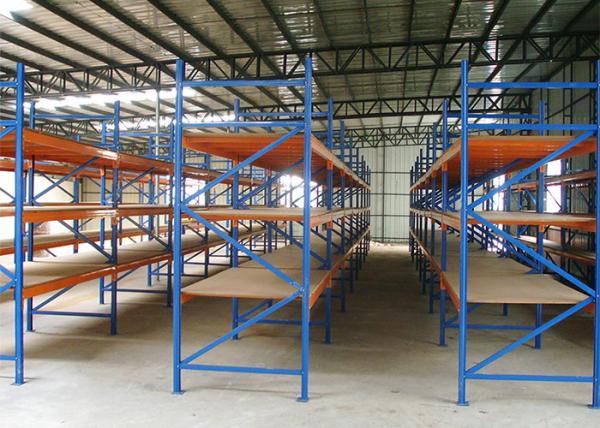 Do conjunto fácil revestido longo de aço do pó do shelving do período de 4 prateleiras altura ajustável