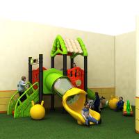 Brinquedos exteriores do parque de diversões do castelo da corrediça do campo de jogos das crianças