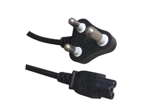 Copper Conductor International Extension Cord , 3 Pin Computer Ac Power Cable