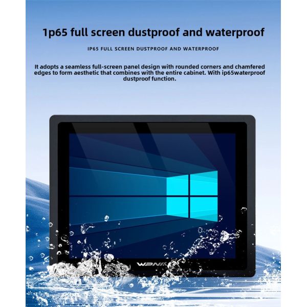 Custom All-In-One Industrial Tablet PC with Full Aluminum Enclosed Capacitive Screen Industrial Computer Accessory